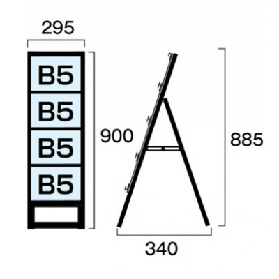 �J�[�h�P�[�X�X�^���h�Ŕ� �u���b�N BCCSK-B5Y4K   �ʔT�C�YB5���~1��4�i 