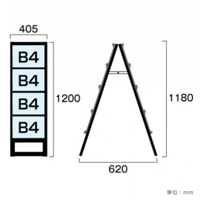 �J�[�h�P�[�X�X�^���h�Ŕ� �u���b�N BCCSK-B4Y8R�ʔT�C�YB4���~1��4�i���� 