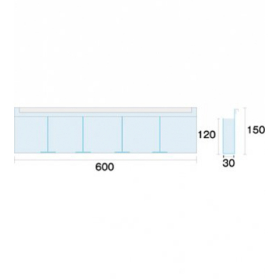 �p���t���b�g�P�[�X�I�v�V���� CSK-W600mm �P�[�X4�� �X���C�h�d�ؔ�3���t 
