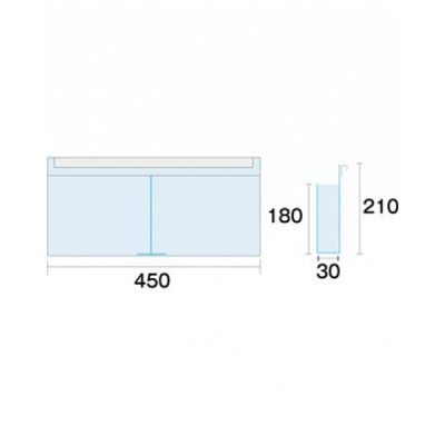 �J�^���O�P�[�X�I�v�V���� KSK-W450mm 2�� 