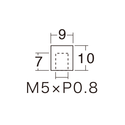 ���σL���b�v PT-9MC 10-CR �N���[�� Pt.POP[�s�[�e�B�[�|�b�v]��9�~10mm 