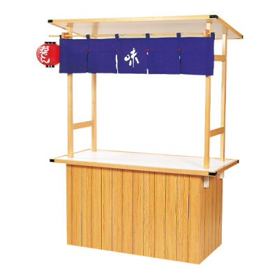 【大阪市内配送】レア！ 特注品 実演 販売 台 什器 屋台 22-50627-M01.jpg