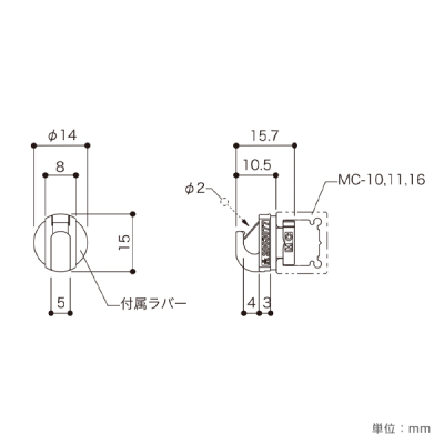 ���[���A�^�b�`�����g MCD-6 �V���o�[ �X�ܗp�i �W�� �C�x���g �Ǌ|��