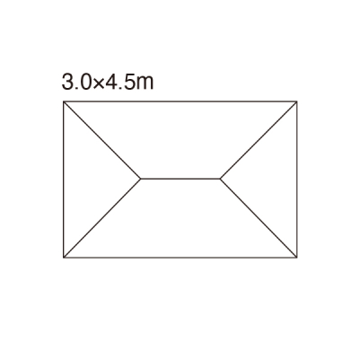 �e���g DX45  �O���[��