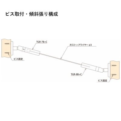 �A���J�� ���C���[�肷�� �X�Β��� �r�X��t[�؍����^�C�v] �X�e�����X TGR-7B+C