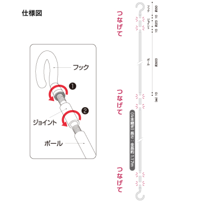 ����S���t�b�N(2�{�c�i�M) �O���[ �X�ܗp�i �̑�POP �V��݂艺�� �W�� �f�B�X�v���C POP��t ������