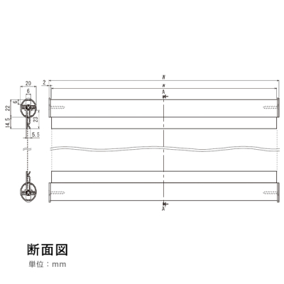 �o�i�[�z���_�[ 829 S 900mm �݂艺���� 