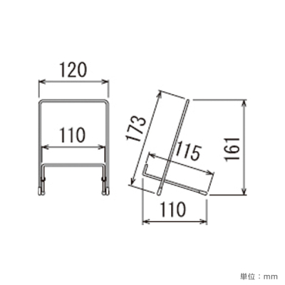 �C���e���A�X�^���h M-200 A5 B5�p�l���Ή��C�[�[�� W120�~D110�~H161mm 