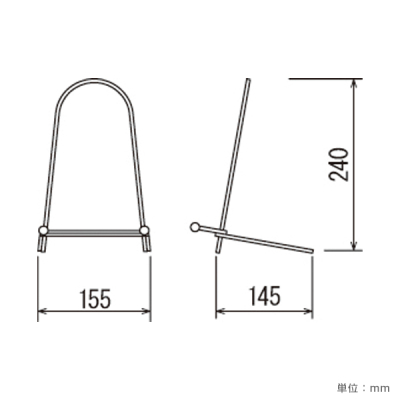 �C���e���A�X�^���h M-559 A4�p�l���Ή��C�[�[�� W155�~D145�~H240mm 