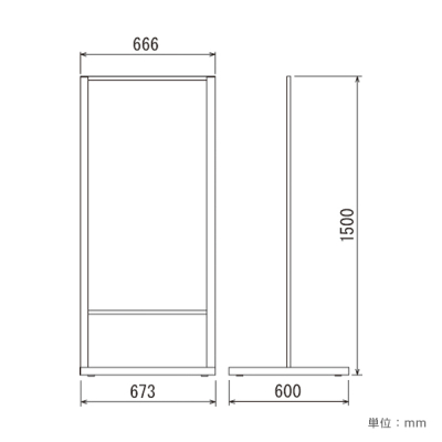 �X�^���h�Ŕ� 260 C �ʔ�600�~1200mm���� �A���~ ���O �^���[�^ 