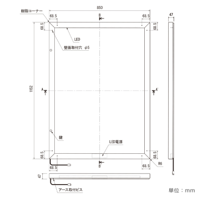 �ǖʌf���� FB6627 B1�^�e �{�[�h��