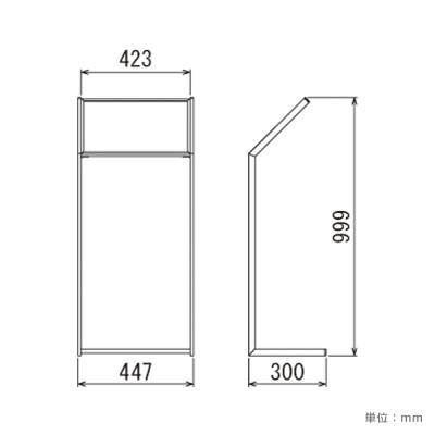 �C���t�H���[�V�����X�^���h2352 A3���R �V���o�[ �����ʔA�N����1.5mm�� �ʔΉ��T�C�YA3�� 