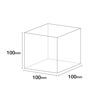 �A�N����4�ʃ{�b�N�X ���� 100mm�p �����A�N����3mm�� 100mm�p
