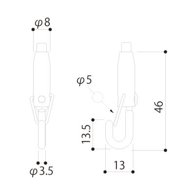 �A���J�� �s�N�`���[�n���K�[ ���[�v���C���[�ƃn���K�[�̃Z�b�g BS-20RP 1510���[�v