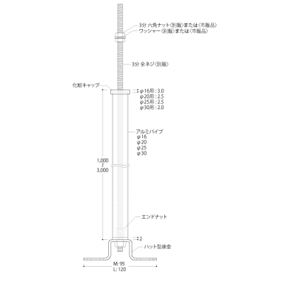LH-S �V��݂艺���f�B�X�v���C �A���~�X�N�����[�^�C�v �n�b�g�^����M ��16 �z���C�g L1500