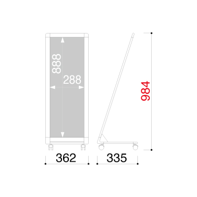 �A���~L�^�Ŕ�13 AL-309 �V���o�[ �ʔT�C�YW300�~H900mm 