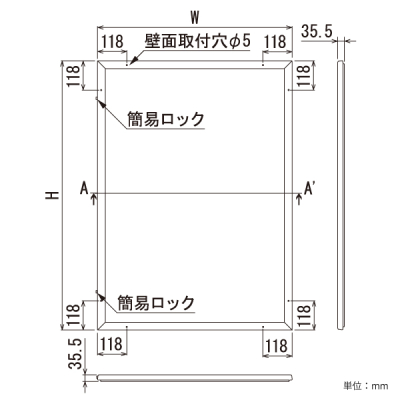 �f���� 6617 �z���C�g�{�[�h�d�l �����A�N�����ʔ� ���O A1 �X�e��