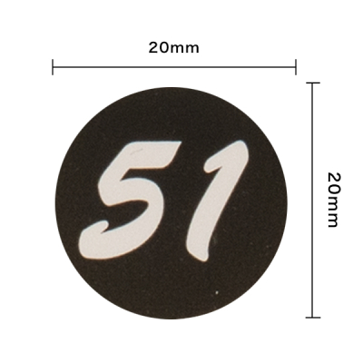 �A�ԃV�[�� ���a20mm (51�`100) �u���b�N ������