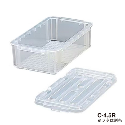BOX�R���e�i �N���A B-4.5 334�~200�~100mm
