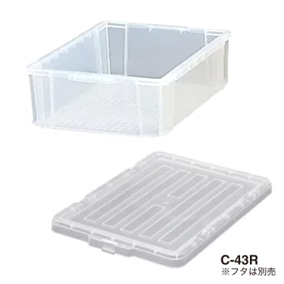 BOX�R���e�i �N���A B-43 612�~436�~212mm