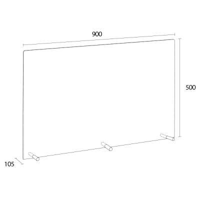 �J�E���^�[�d�ؔ�  �򖗊����h�~�p������ W900�~H500mm