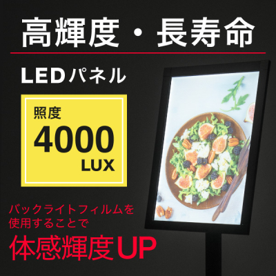 �C�[�W�[���C�g�p�l���X�^���hver2 �u���b�N LED�p�l�� �����p �X�^���h�Ŕ� �|�[���X�^���h�Ŕ� �v�����g���f�B�A�X�^���h