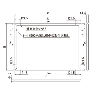 �f���� 618 �X�e�� �����A�N����3mm�� �}�O�l�b�g�N���X ���O A2�^�e