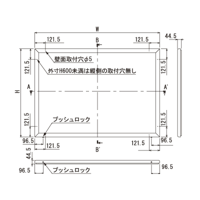 �f���� 6618 ���N�� �����A�N����3mm�� �}�O�l�b�g�N���X ���O A0���R