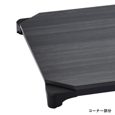 B1848MBBD1 �x�[�V�b�N�V���[�Y�E�b�h�V�F���t W1200xD450mm �u���b�N�E�b�h �u���b�N�t���[�� �V�p