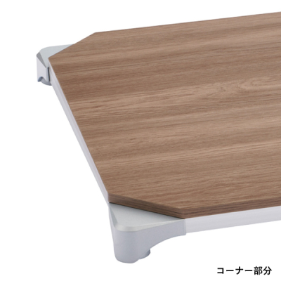 B1848MWSD1 �x�[�V�b�N�V���[�Y�E�b�h�V�F���t W1200xD450mm �E�H�[���i�b�g�E�b�h �V���o�[�t���[�� �V�p