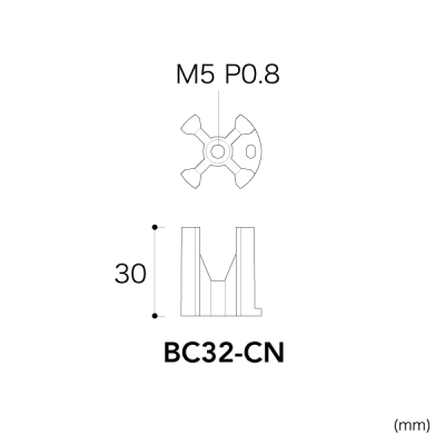 �u�[�X�f�B�o�C�_�[�V���[�Y �u�[�X�o�[ �T�[�N���^�C�v��32�p�R�l�N�^�[ BC-32C