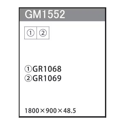 GM1552 �A�ڃO���[�� 90�p2�A