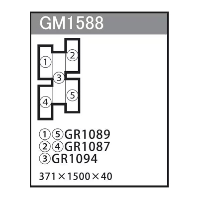 GM1588 �g�ݍ��킹�O���[�� 5�A