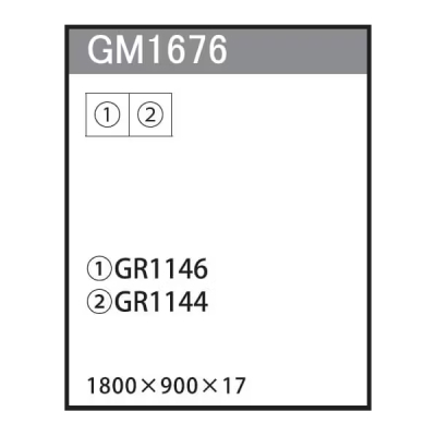 GM1676 �A�ڃO���[�� 90�p2�A