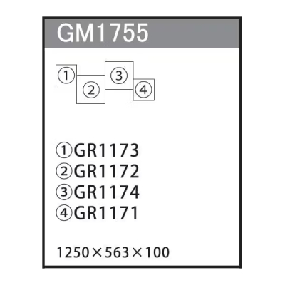 GM1755 �A�ڃO���[�� 4�A