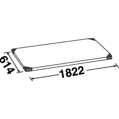 �G���N�^�[�V�F���t �X�[�p�[�V���[�Y 430�\���b�h�V�F���t W1822�~D614mm �I��1�� �y�Ɩ��p�z LSS1820