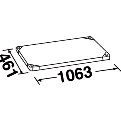 �G���N�^�[�V�F���t �X�[�p�[�V���[�Y 304�\���b�h�V�F���t W1063�~D461mm �I��1�� �y�Ɩ��p�z MSS1070S
