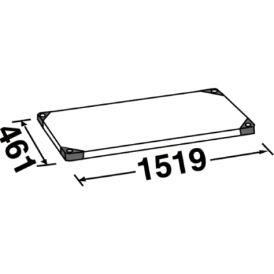 �G���N�^�[�V�F���t �X�[�p�[�V���[�Y 430�\���b�h�V�F���t W1519�~D461mm �I��1�� �y�Ɩ��p�z MSS1520
