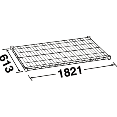 �G���N�^�[�V�F���t �X�[�p�[�V���[�Y �X�e�����X���C���[�V�F���t W1821�~D613mm �I��1�� �y�Ɩ��p�zSLS1820