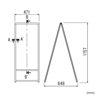 �A���~�gA�^�X�^���h 299 �ʔ�450�~900mm ���� �܂肽���ݎ� 