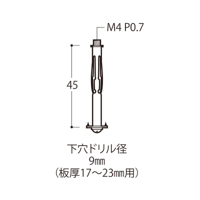 �V��pM4�{�[�h�A���J�[ ��17�`23mm�p 10��