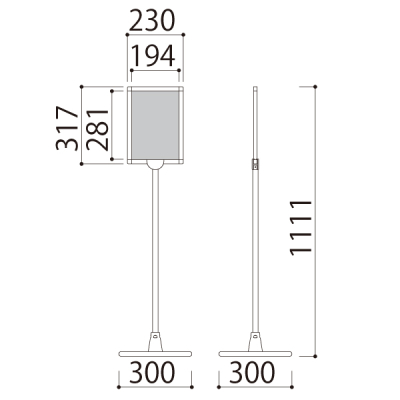 �v�����g���f�B�A�X�^���h PHB-214P