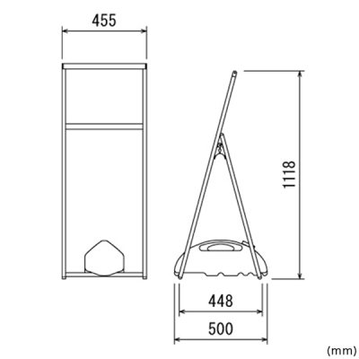 �C���t�H���[�V�����X�^���h 2891 A3���R �V���o�[ ���O �|�X�^�[�X�^���h �ē���