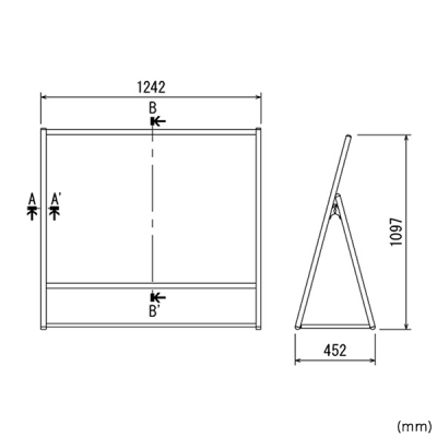 �|�X�^�[�X�^���h 2894 A0���R �u���b�N ���O ��^�|�X�^�[