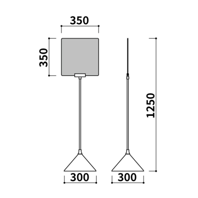 �|�|�b�g�T�C�� PPI-30 �u���b�N �d�����x�[�X �ʔT�C�YW350�~H350mm 