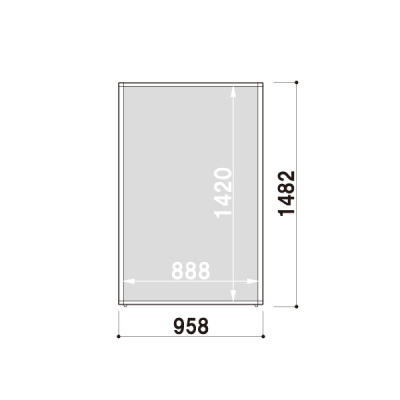 �p�[�e�[�V�����p�l�� �z���C�g�{�[�hPP-914W