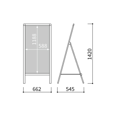 �X�^���h�Ŕ� A�^�T�C�� S24�^�C�v AS-612 ���O �ʔT�C�YW600�~H1200 