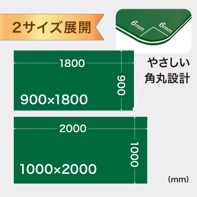 �J�b�^�[�}�b�g�唻 ���n 3mm�� 1000�~2000mm