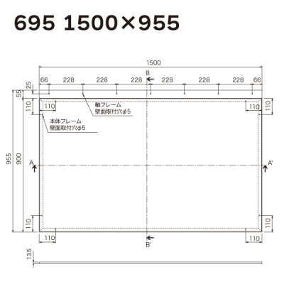 �f���{�[�h 695 SP-GY 1500�~955�i�ؖڃZ�s�A�^�{�[�h�F���C�g�O���[�j