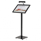 ���j���[���C�g�X�^���h MLA3 �u���b�N ���O LED���C�g�t �ʔT�C�YW454�~H340mm 